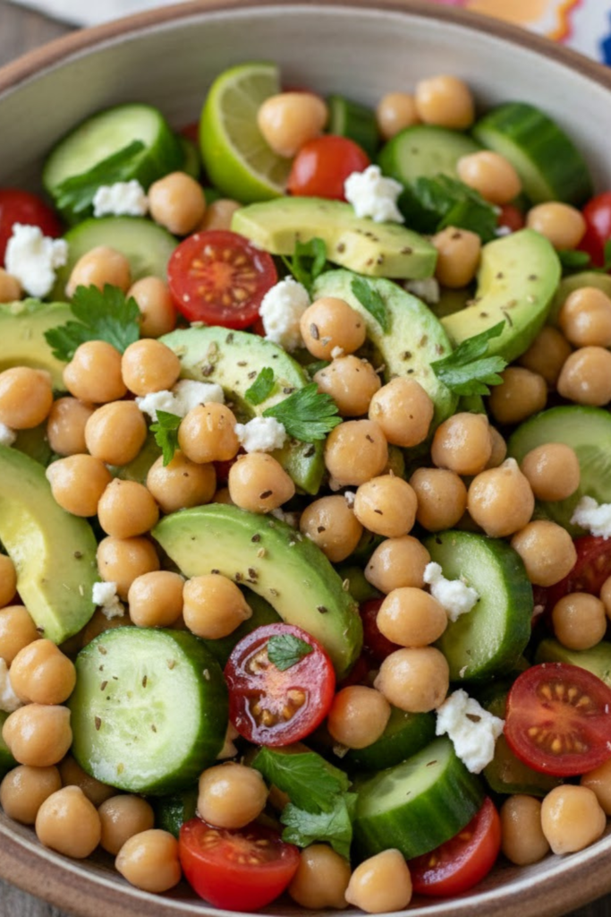 The Ultimate 10-Minute Mediterranean Chickpea Avocado Salad (2026 Recipe) 1 Article Image 2026 01 16T152233.354