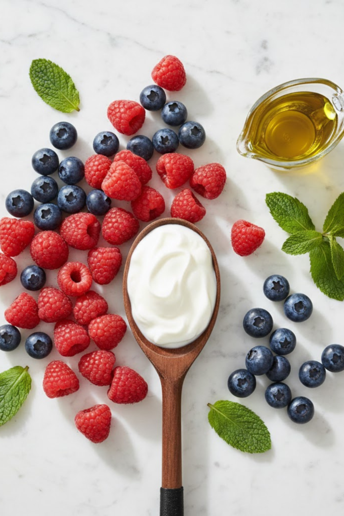 The Ultimate Yogurt Berry Olive Oil Bowl Recipe: A Creamy & Tart Breakfast (2026) 3 Article Image 2026 01 21T204151.915