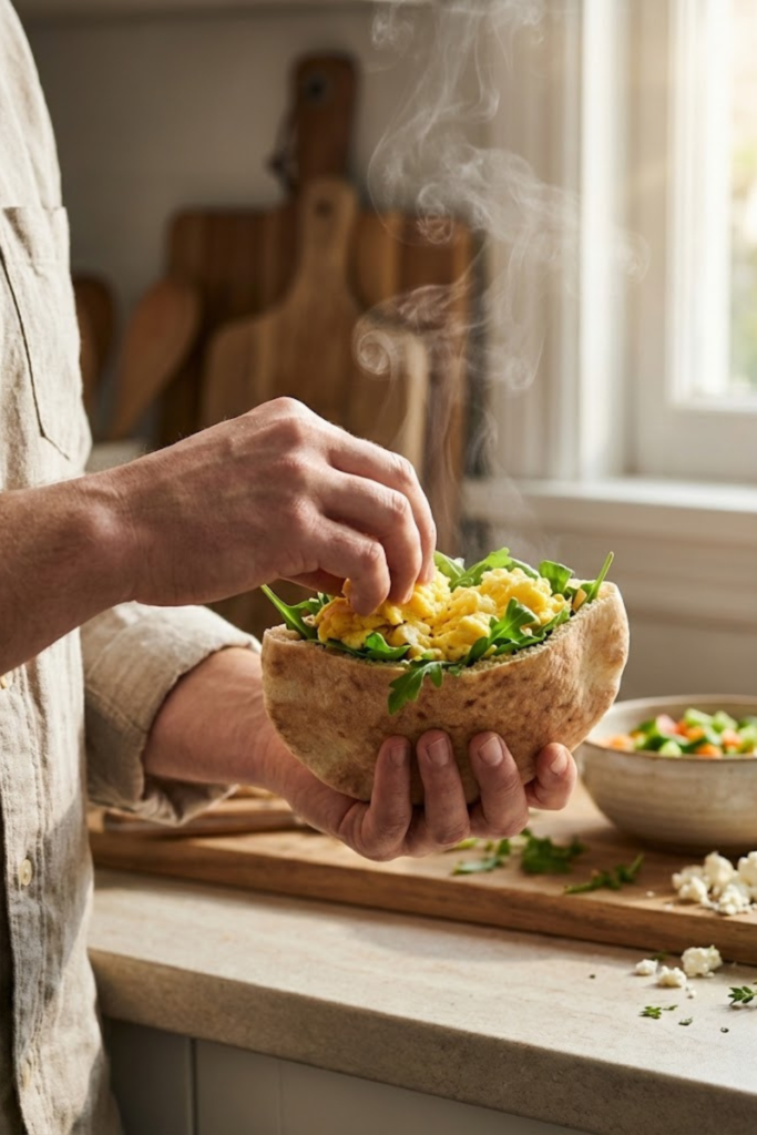 Mediterranean Egg Pita Recipe: The Ultimate 15-Minute Breakfast (2026 Edition) 4 Article Images 2 13