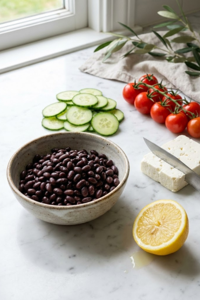 The Ultimate 15-Minute Mediterranean Black Bean Bowl Recipe for 2026 3 Article Images 2 14