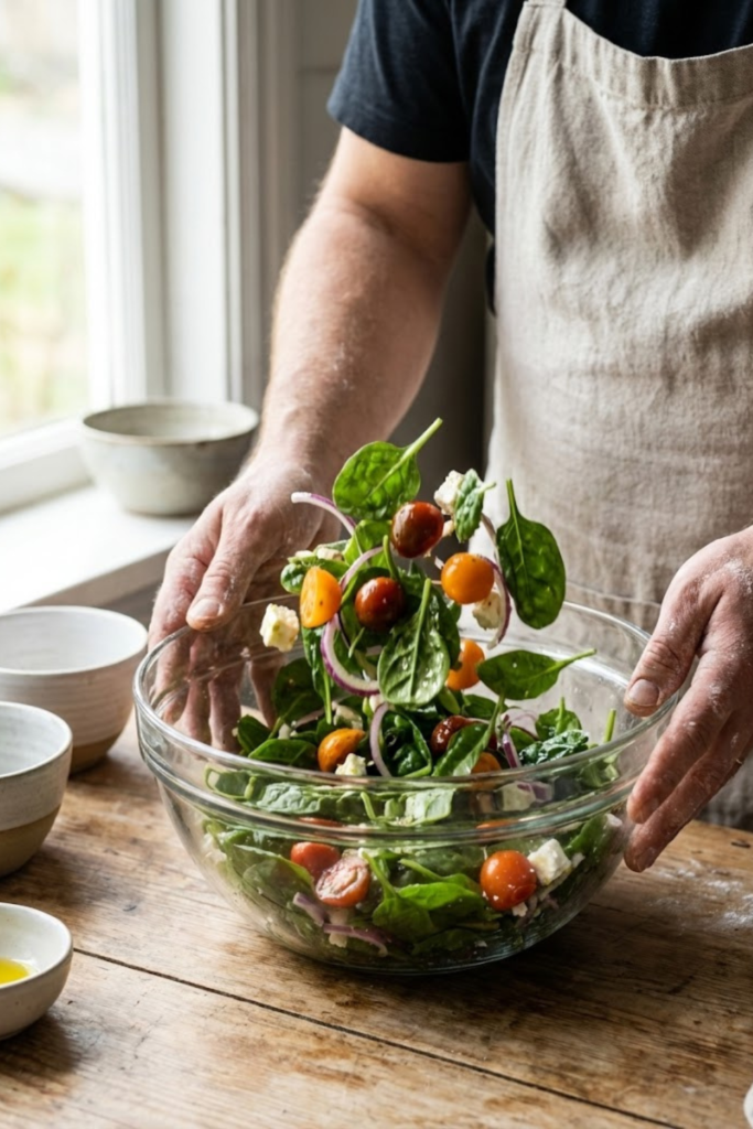 Refreshing Mediterranean Spinach Tomato Salad: The Best 2026 Healthy Lunch 3 Untitled design 2 80