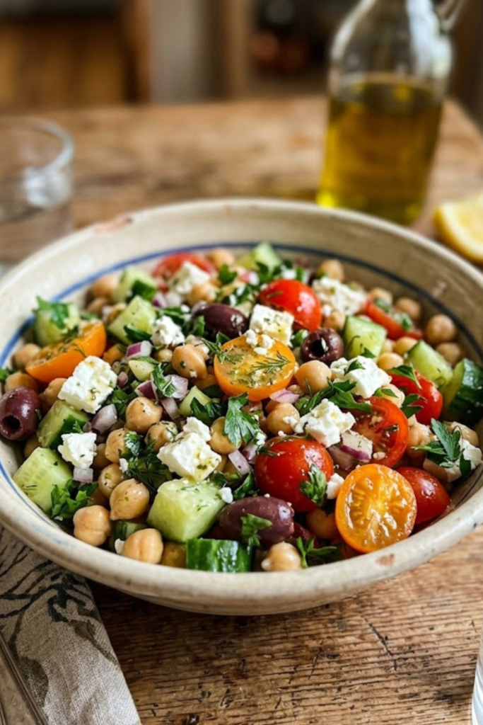 The Best Mediterranean Chickpea Veggie Salad Recipe for 2026 1 Untitled design 2026 03 10T234351.085
