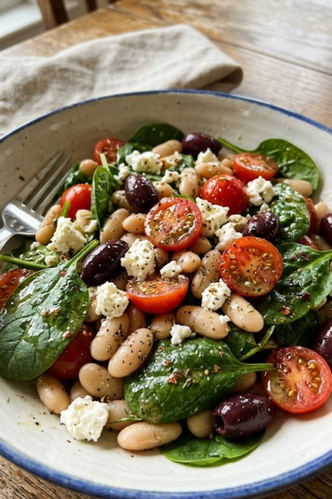 15 Minute Mediterranean White Bean Spinach Salad: The Best 2026 Guide 1 Untitled design 2026 03 14T225343.118