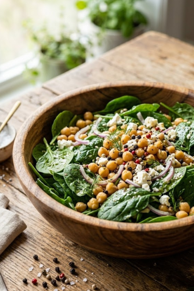 Best Mediterranean Spinach Olive Chickpea Salad Recipe (2026 Update) 2 Untitled design 2026 03 17T143310.413