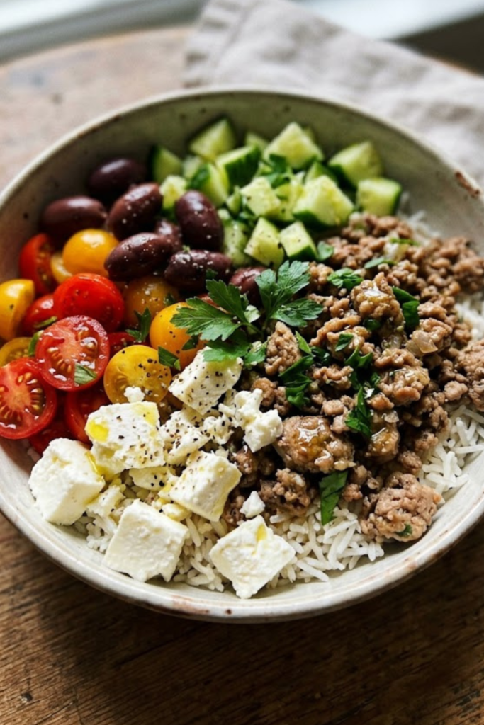 The Ultimate Mediterranean Turkey Rice Bowl Recipe: Fresh & Easy Dinner for 2026 1 Untitled design 2026 03 27T150221.215