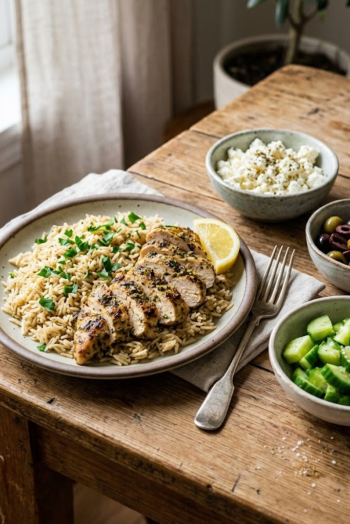 Easy Mediterranean Chicken Rice: The Ultimate 2026 One-Pot Guide 4 Untitled design 2026 03 30T160614.098