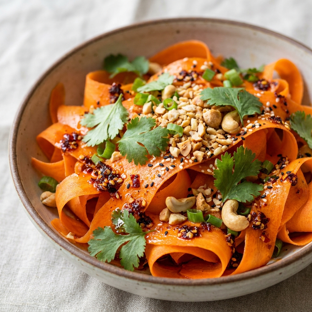 Chili Crisp Carrot Ribbon Salad Recipe: Fresh, Spicy, and Irresistible 2026 14 Chili crisp carrot ribbon salad recipe
