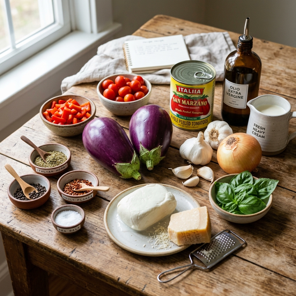 Eggplant parmesan soup recipe