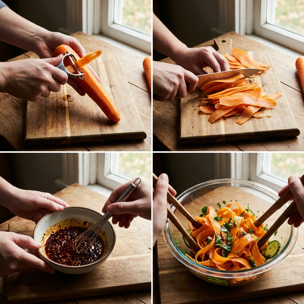 Chili Crisp Carrot Ribbon Salad Recipe: Fresh, Spicy, and Irresistible 2026 16 Chili crisp carrot ribbon salad recipe