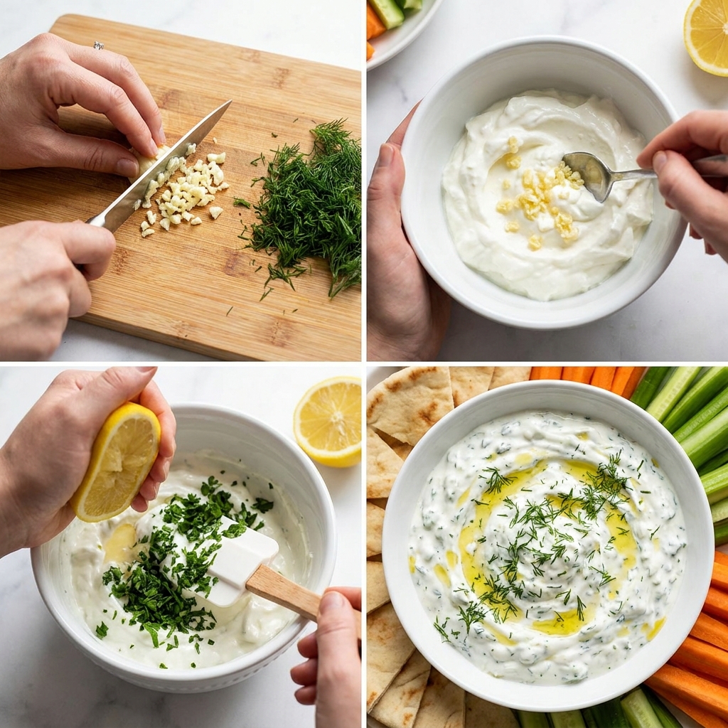 Savory Greek yogurt dip