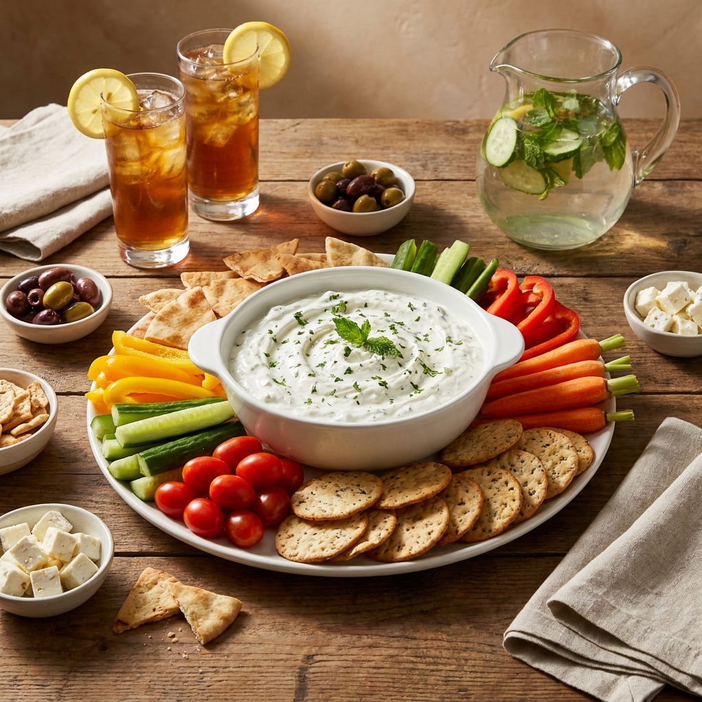 Savory Greek yogurt dip