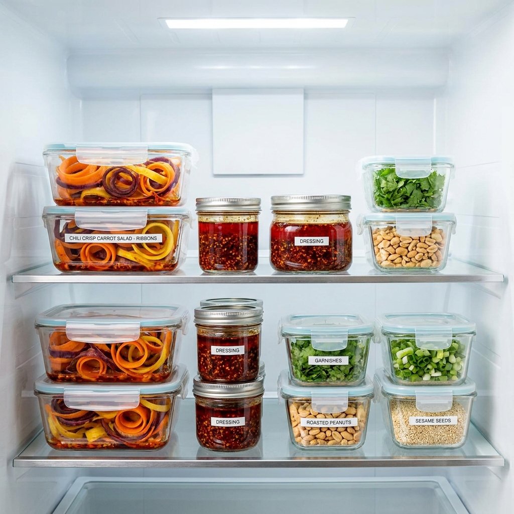 Chili Crisp Carrot Ribbon Salad Recipe: Fresh, Spicy, and Irresistible 2026 18 Chili crisp carrot ribbon salad recipe