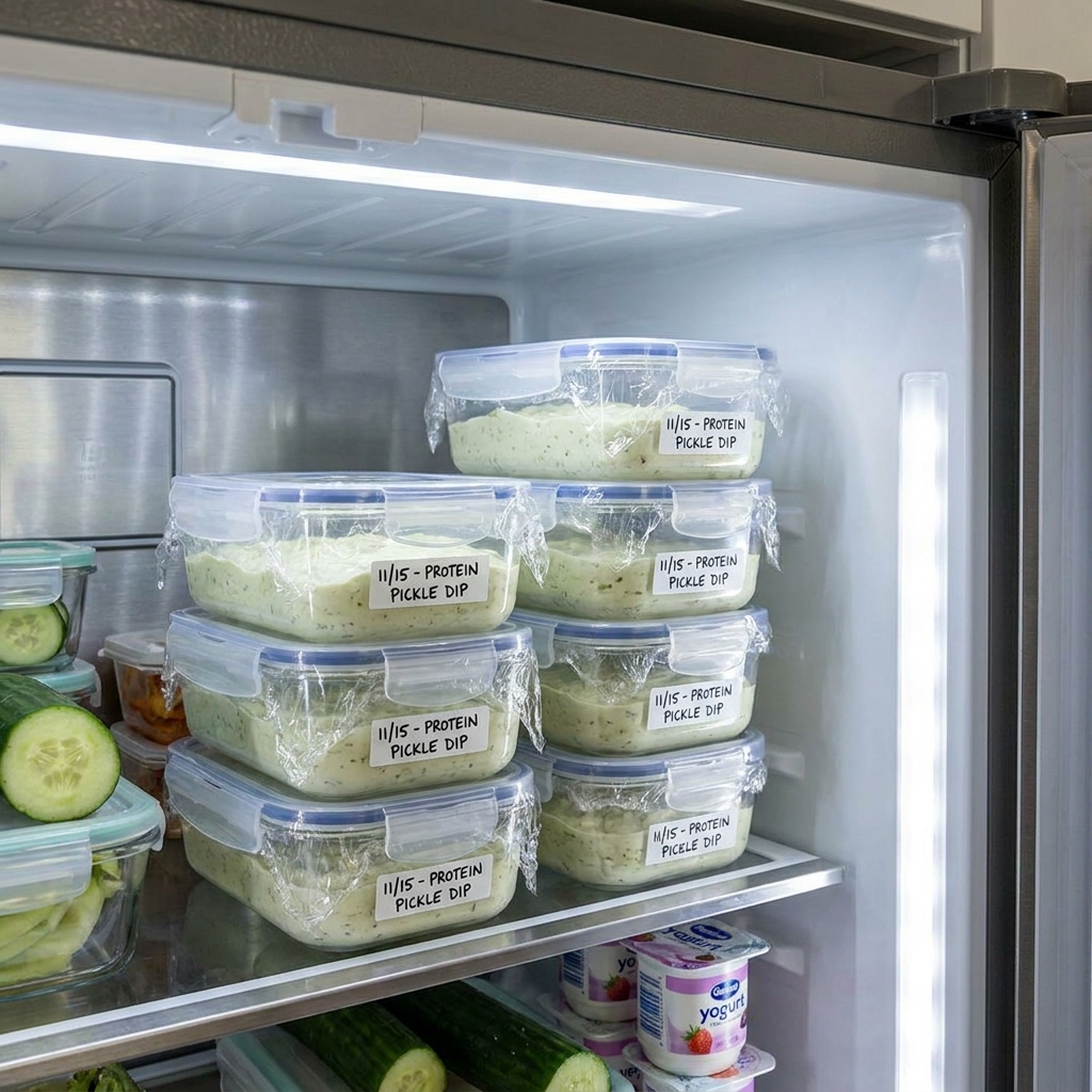 Protein Dill Pickle Dip