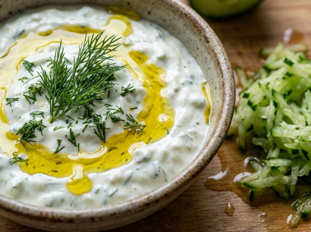 Bowl of tzatziki 202604091707