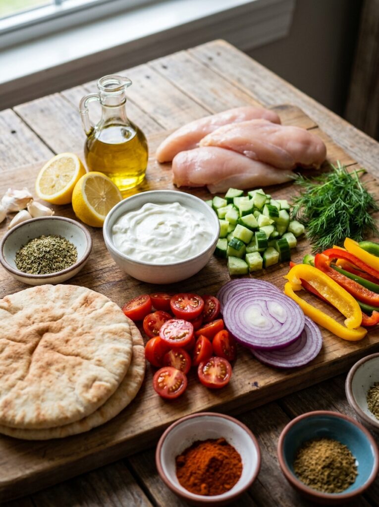 Chicken Souvlaki Pita 202604272205