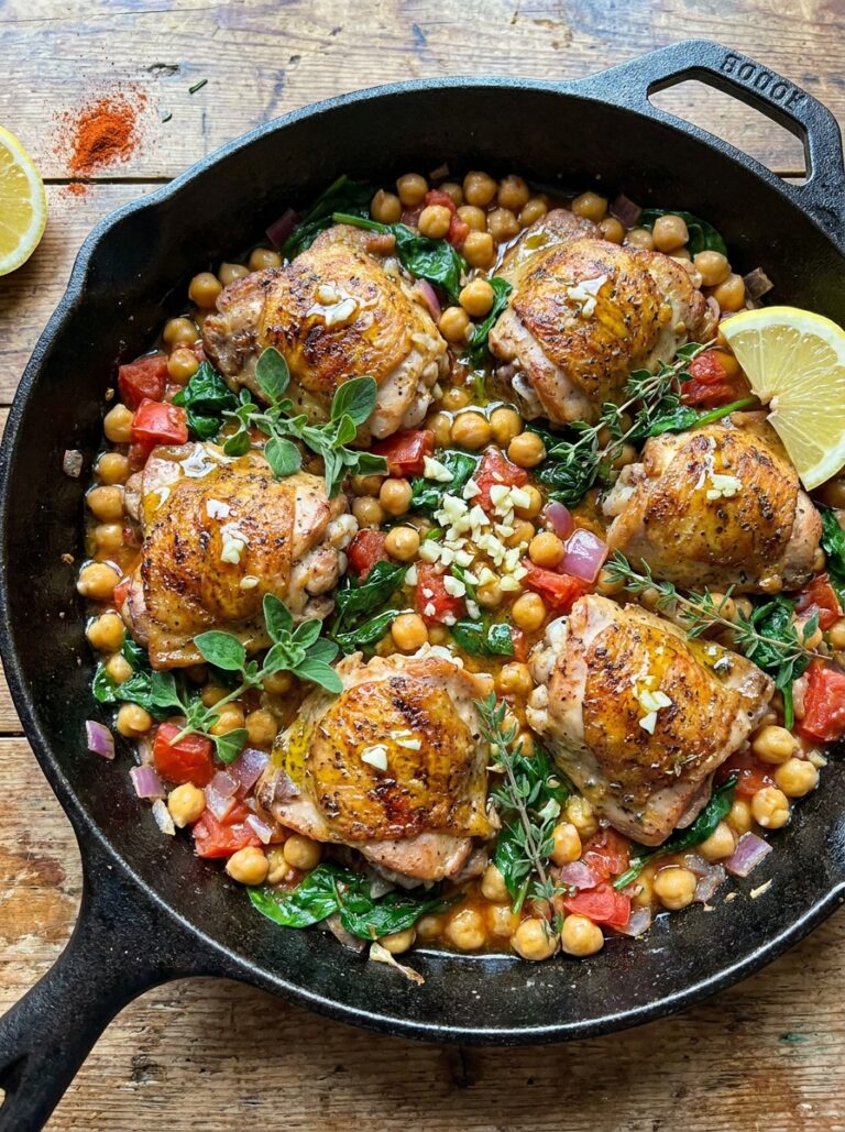 Chicken chickpea skillet 202604181941