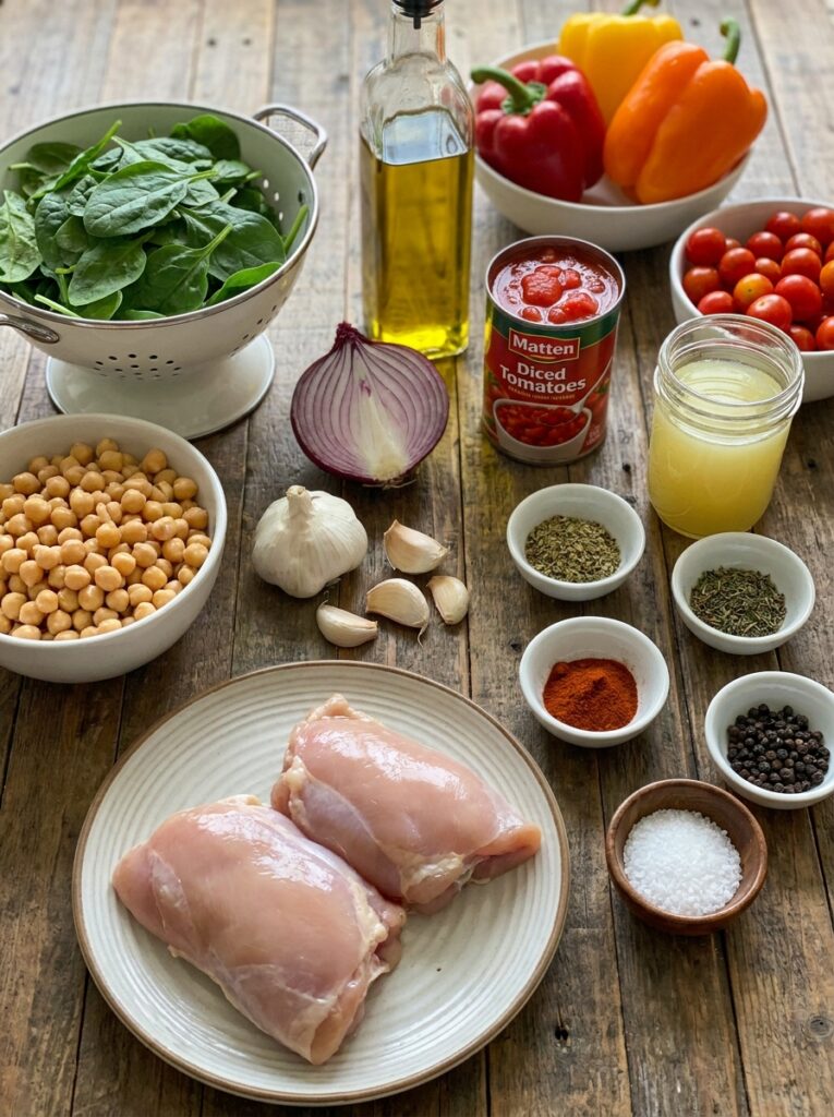 Chicken chickpea skillet 202604181942