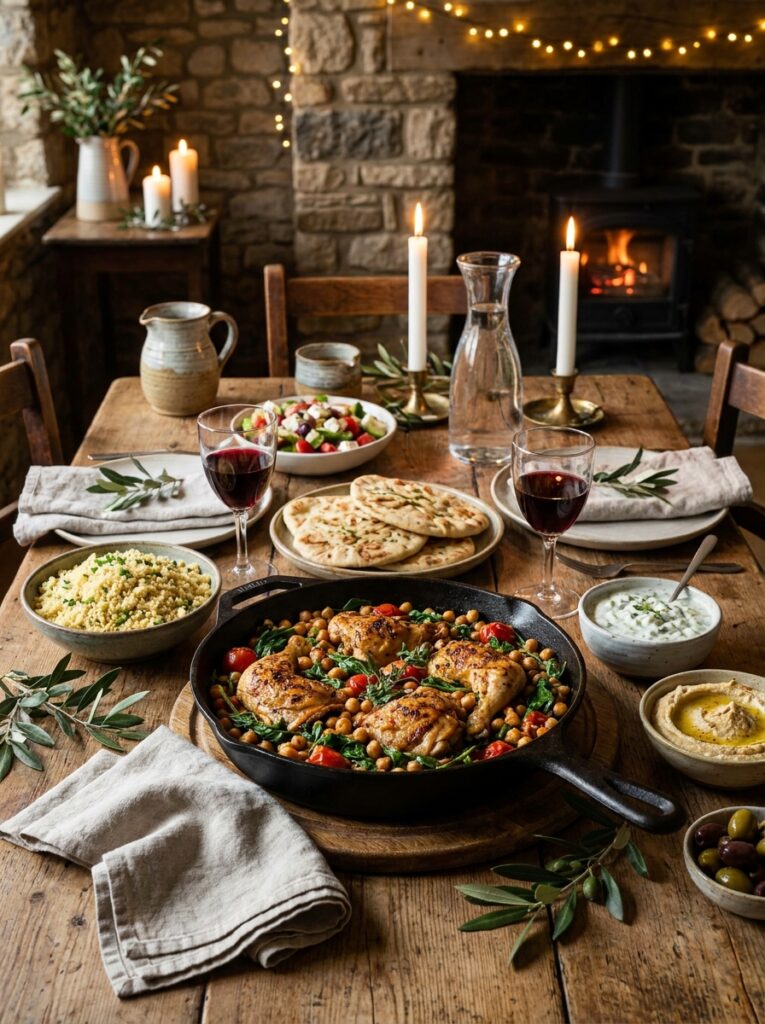 Chicken chickpea skillet 202604181944