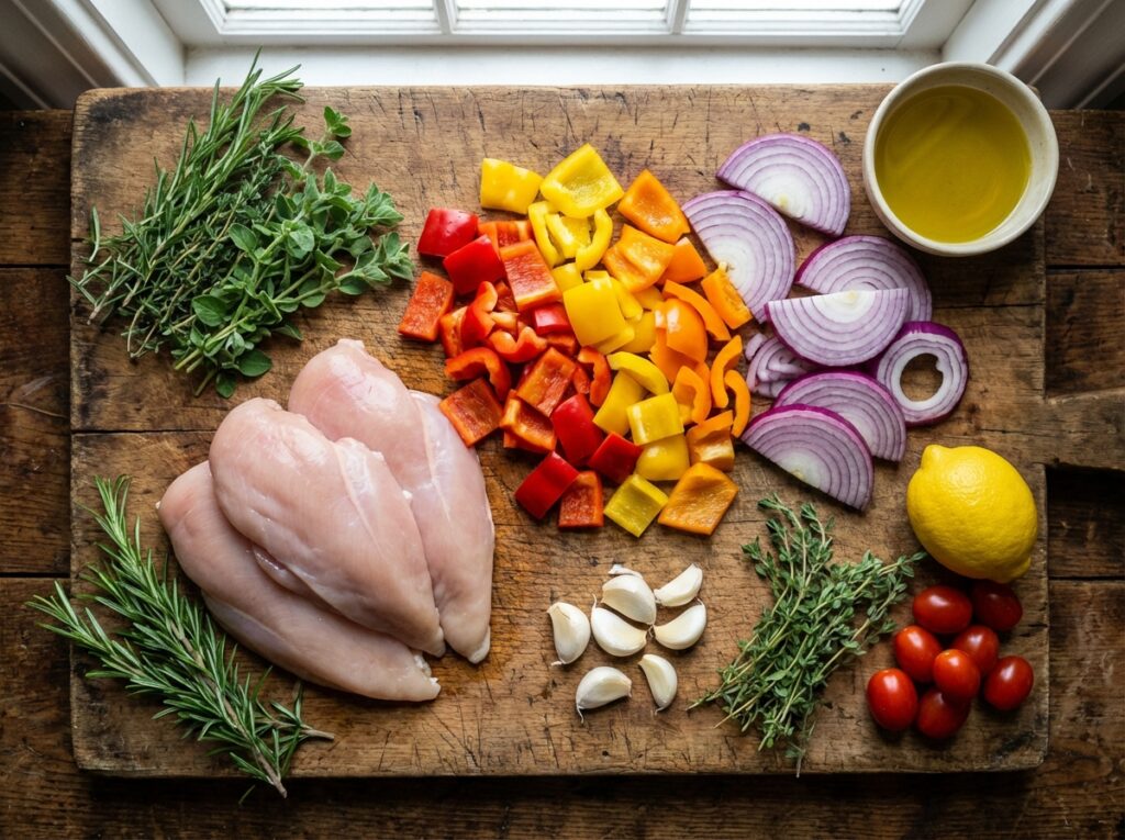 Chicken skillet ingredients 202604091731
