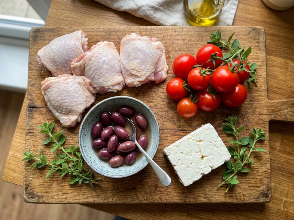 Chicken thighs olives 202604091459