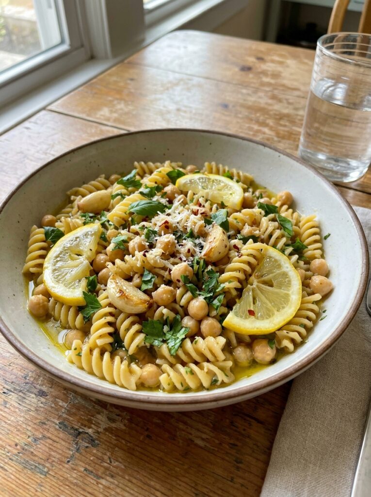 Easy Mediterranean Chickpea Pasta with Olive Oil Recipe 12 Chickpea pasta with 202604272247