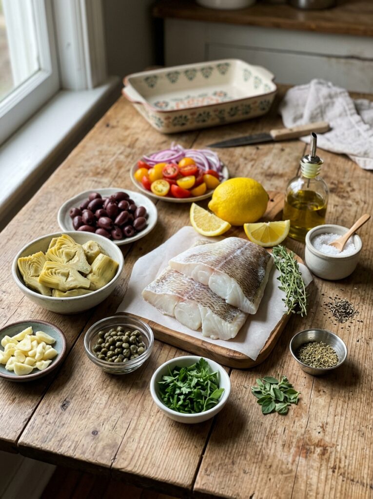 Cod with artichokes 202604261510