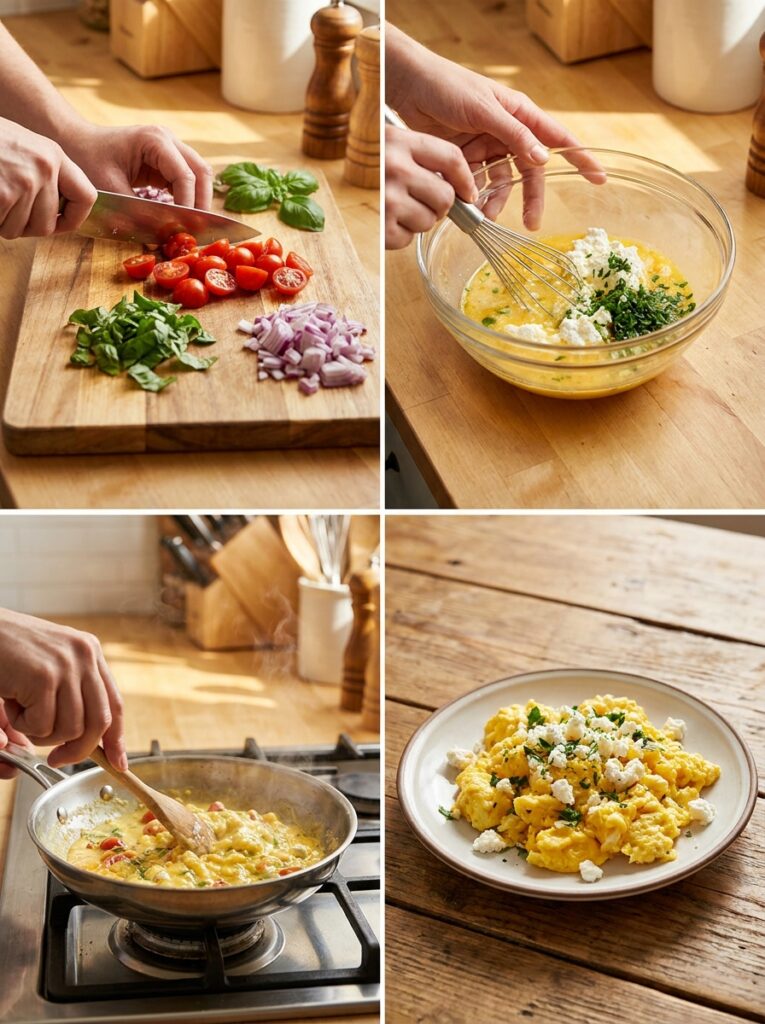 Mediterranean Scrambled Eggs with Ricotta Tomatoes and Herbs 14 Cooking Mediterranean scrambled 202604272238