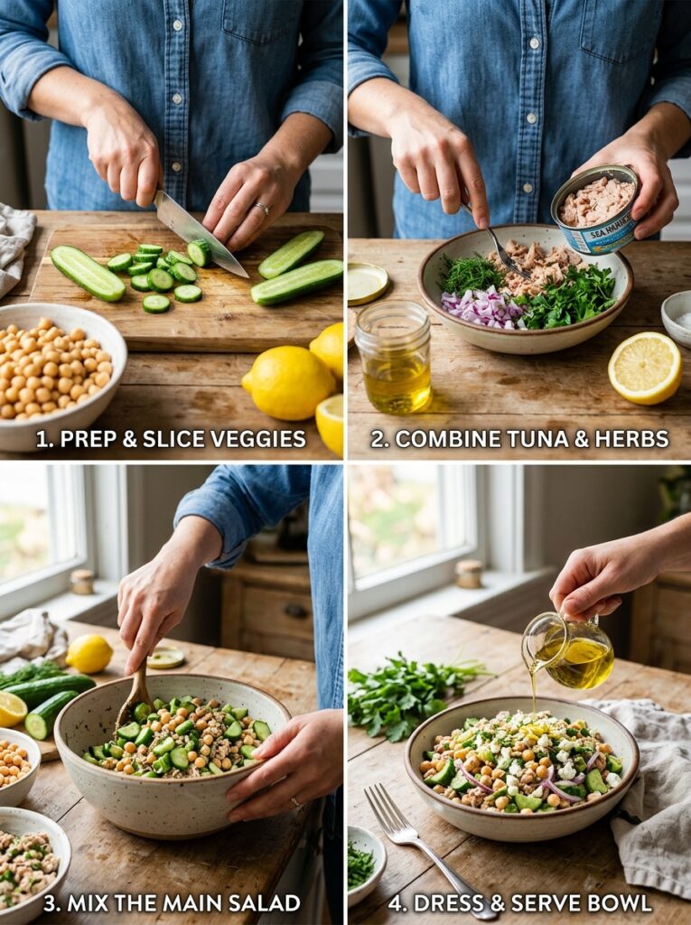 Cucumber chickpea tuna 202604251449