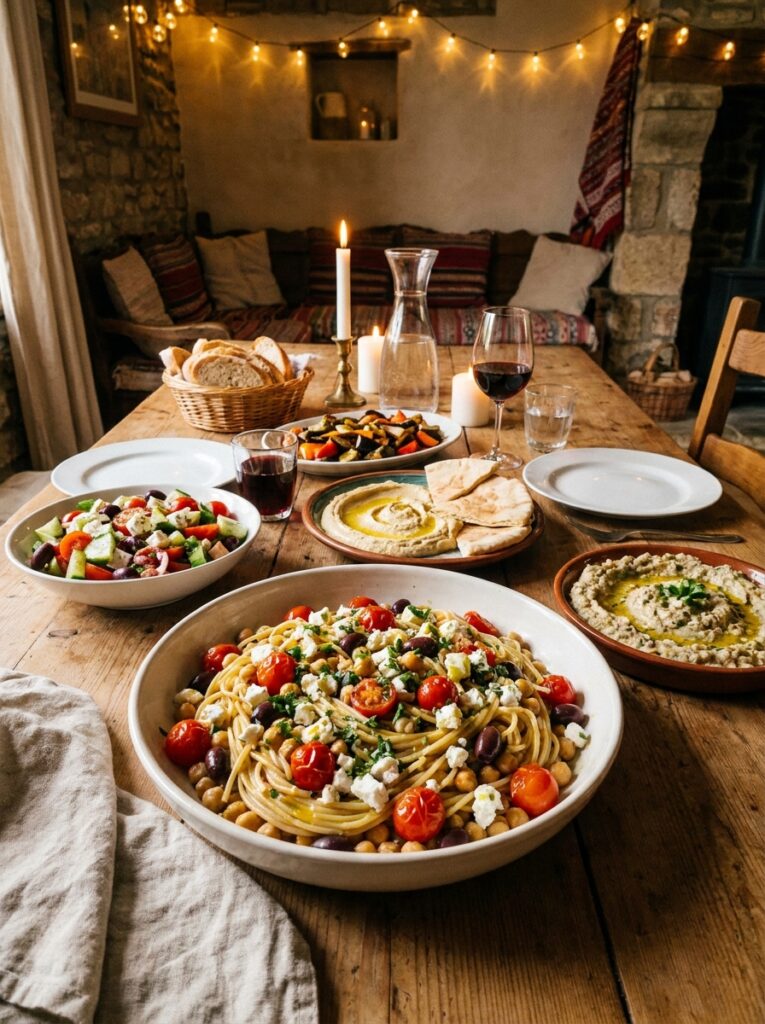Easy Mediterranean Chickpea Pasta with Olive Oil Recipe 15 Easy Mediterranean Chickpea 202604272244