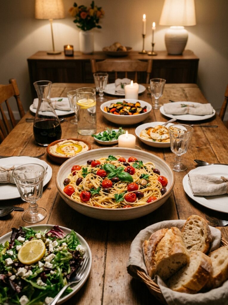 Easy Mediterranean Pasta 202604182017