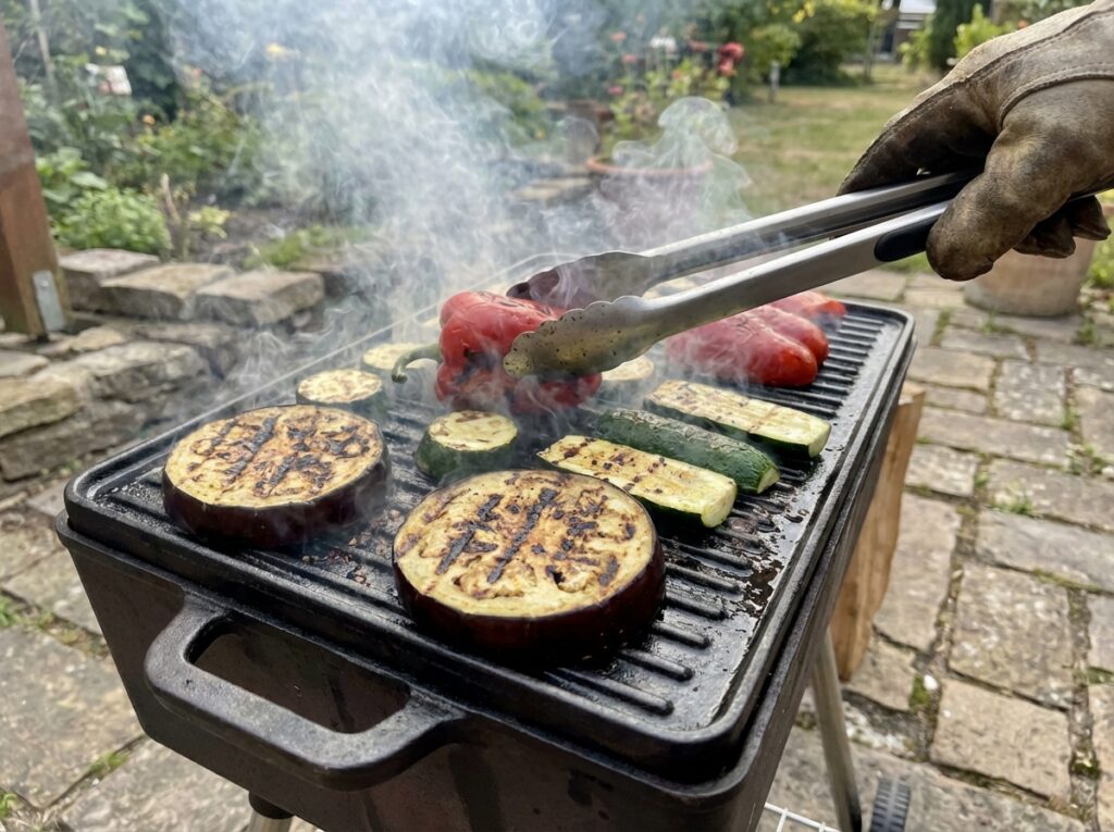 Eggplant zucchini sizzling 202604081646