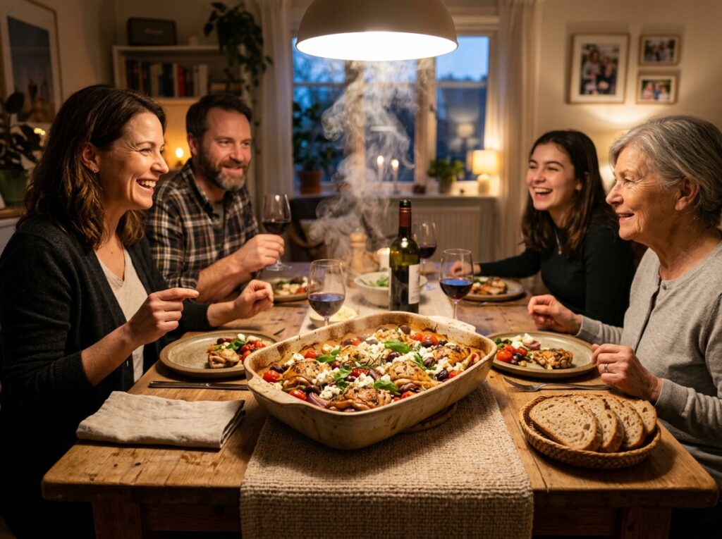 Family dinner with 202604091502