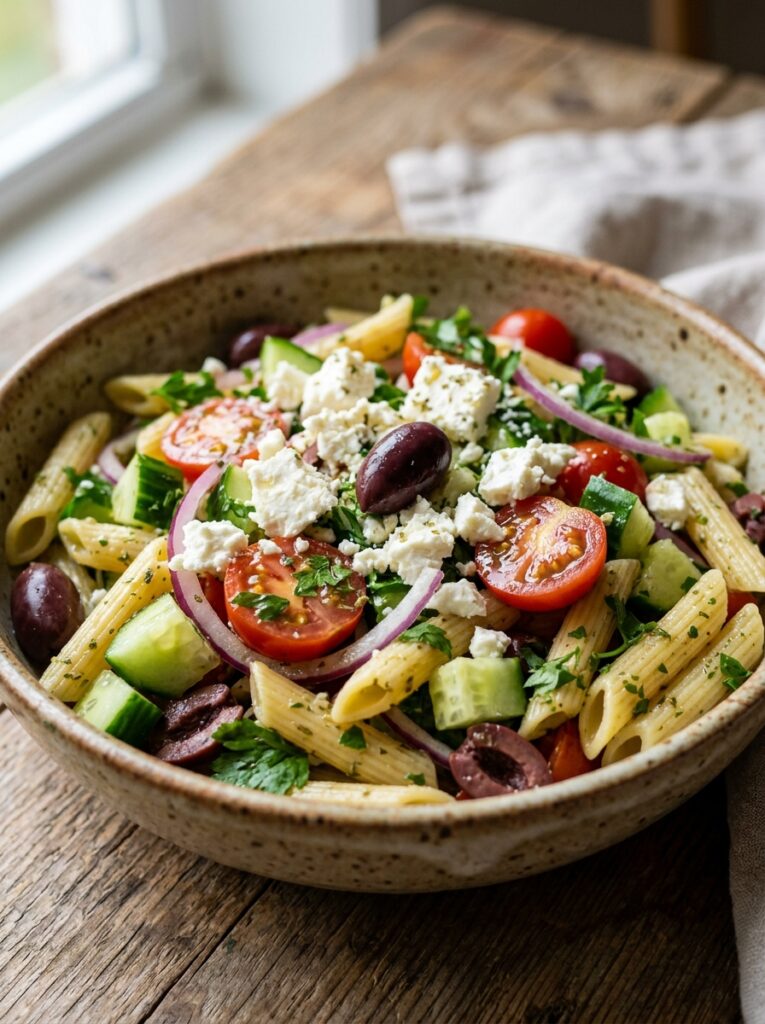 Greek pasta salad recipe 202604282113