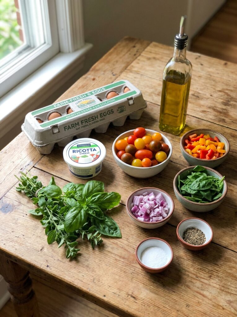 Mediterranean Scrambled Eggs with Ricotta Tomatoes and Herbs 13 Ingredients for Mediterranean 202604272238