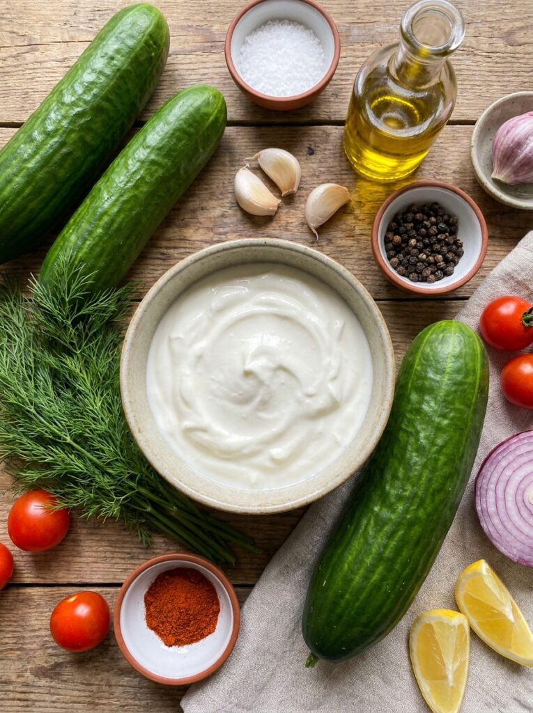 Ingredients for cucumber 202604181950