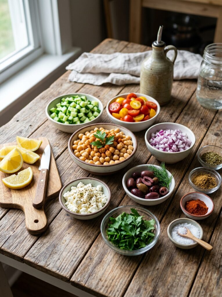 Ingredients for mediterranean 202604222024