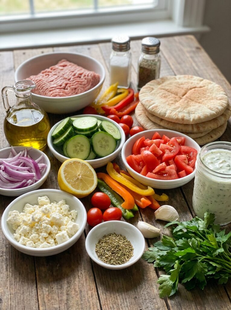 Beginner Mediterranean Turkey Pita Sandwich Recipe 13 Ingredients for turkey pita sand… 202605011832
