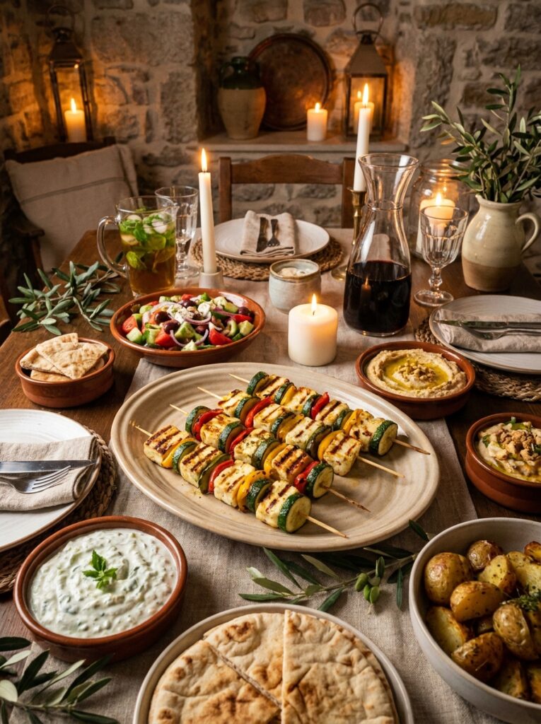 Mediterranean halloumi skewers 202604232052