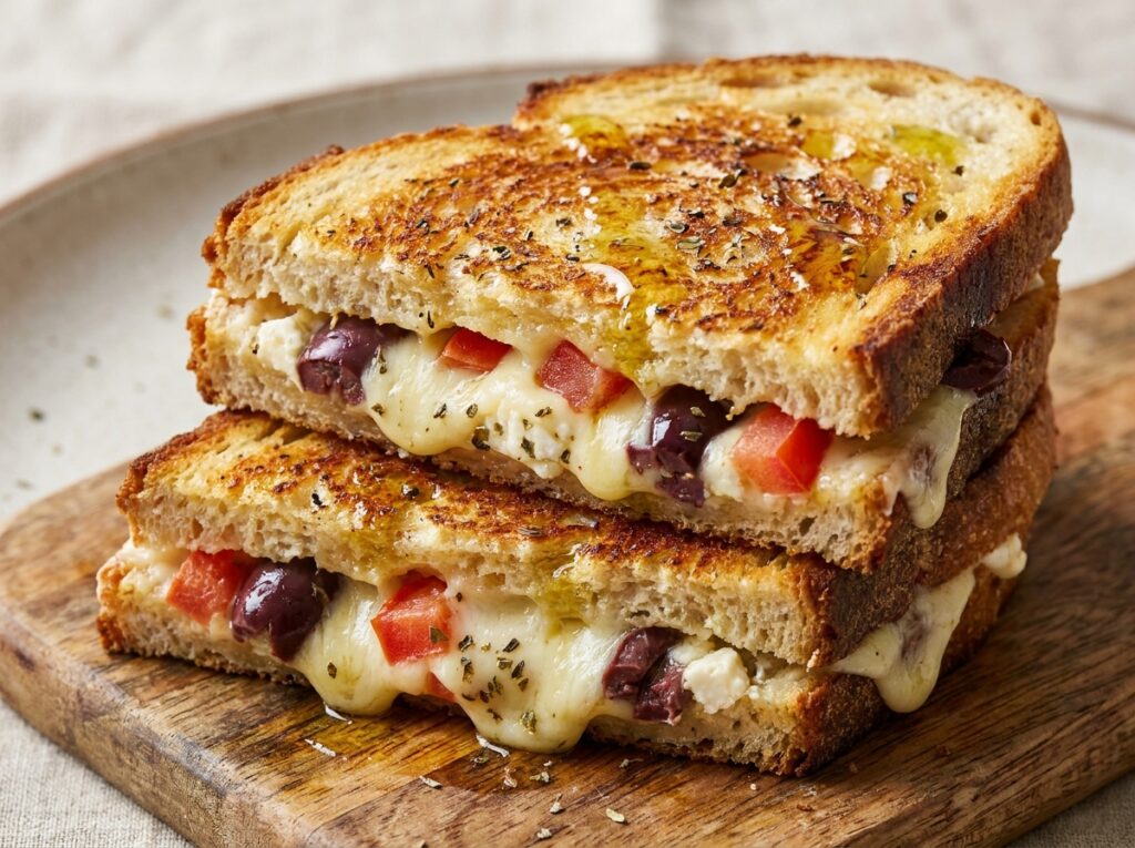 Mediterranean Olive Tomato Breakfast Grilled Cheese Recipe 12 Mediterranean olive tomato grill… 202604301511