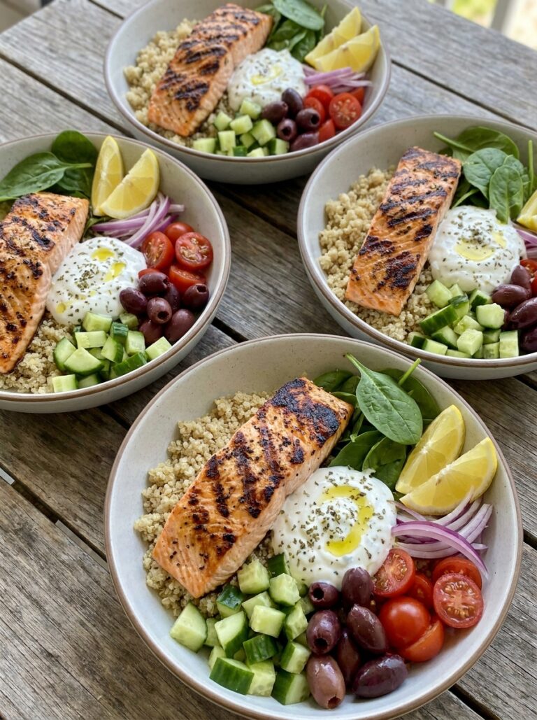 Mediterranean Grilled Salmon Bowls with Quinoa and Cucumber Recipe 17 Mediterranean salmon bowls recipe 202604301219