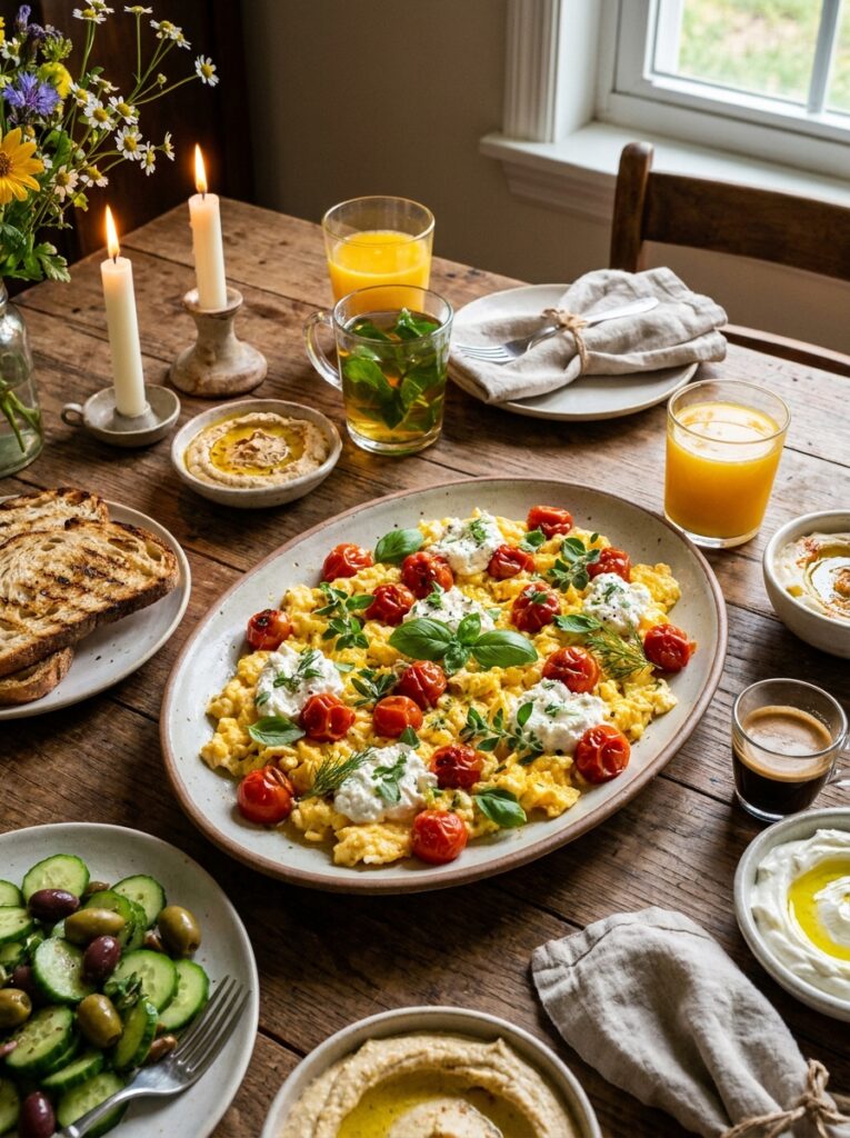 Mediterranean Scrambled Eggs with Ricotta Tomatoes and Herbs 15 Mediterranean scrambled eggs 202604272238