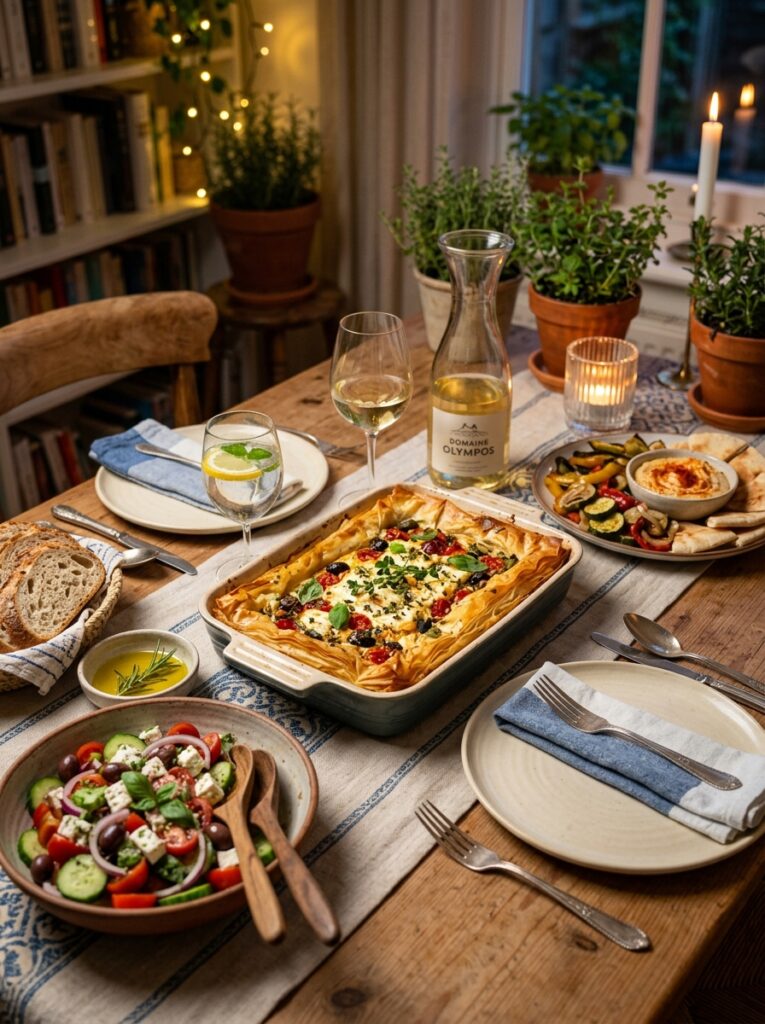 Mediterranean Tomato Feta Phyllo Bake Easy Dinner Recipe: A Delicious and Simple Meal 15 Mediterranean tomato feta bake 202604282106
