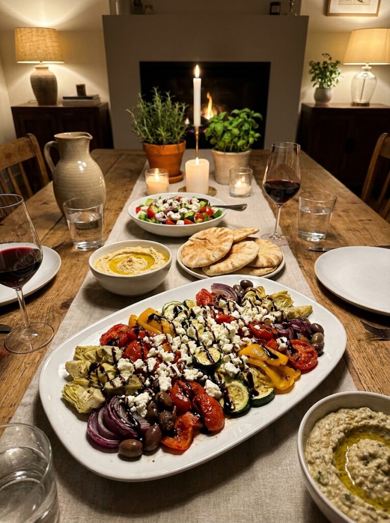 Mediterranean vegetables with 202604182028