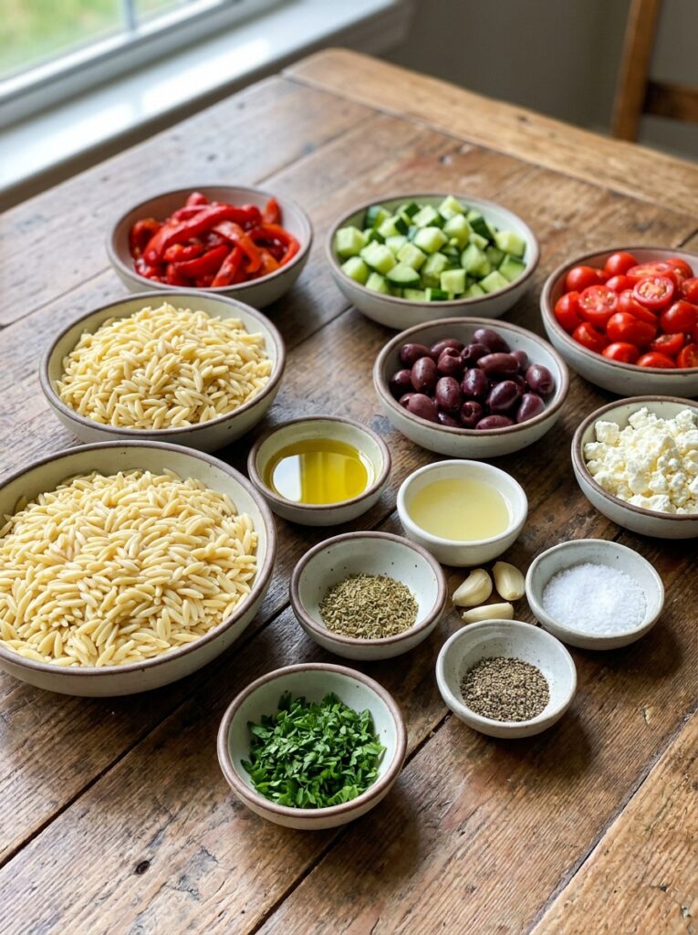 Orzo salad ingredients 202604250035