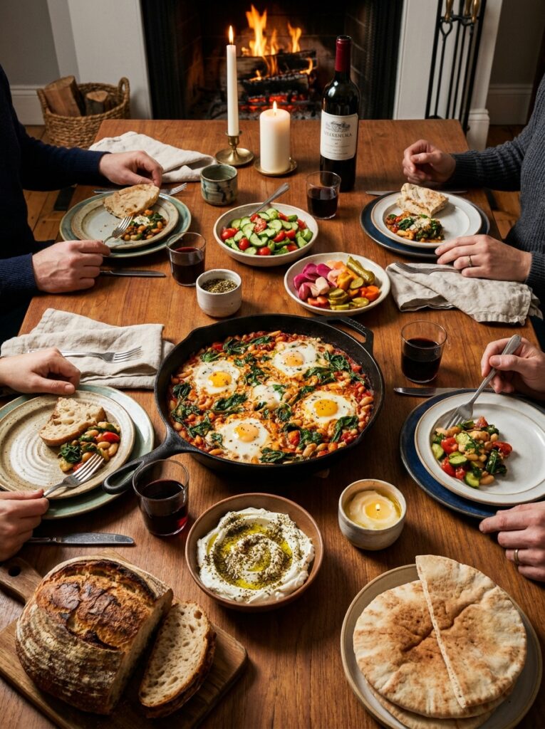 Mediterranean Shakshuka with White Beans and Spinach Recipe 15 Shakshuka with White 202604272258