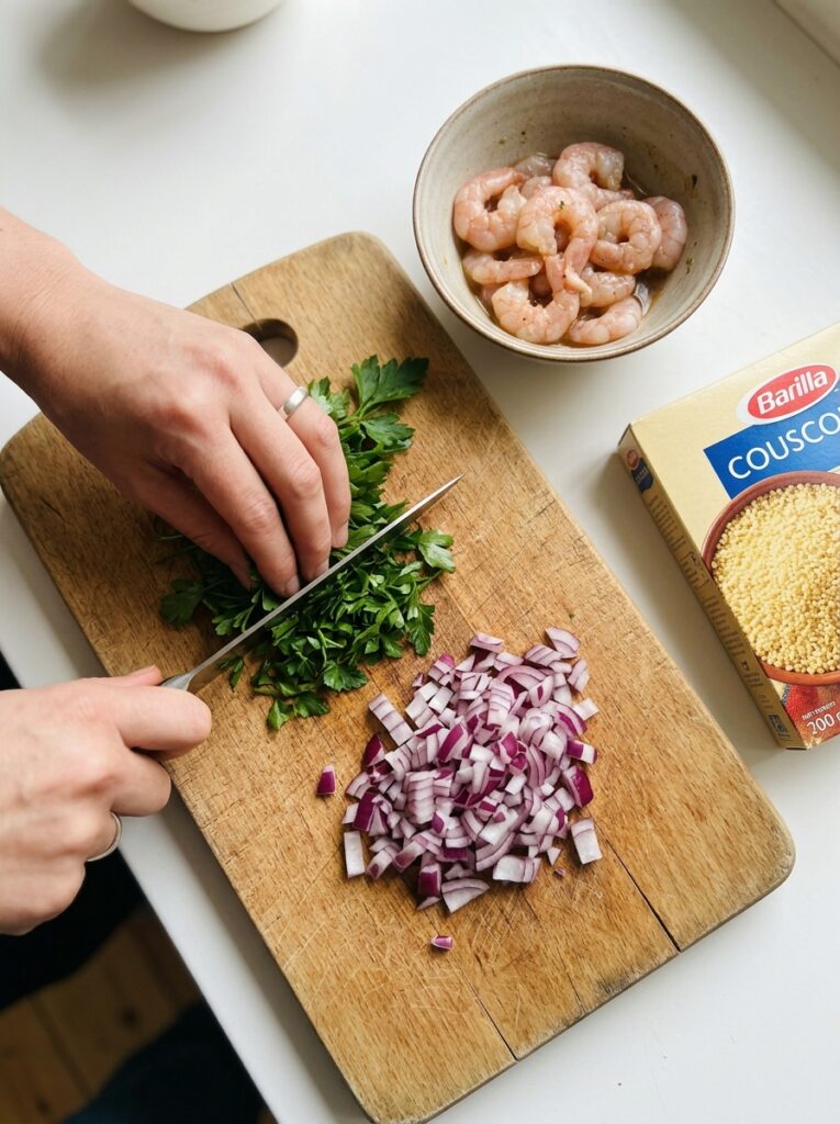 Shrimp couscous bowls 202604261524