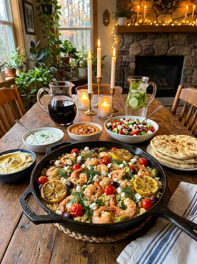 Shrimp couscous skillet 202604250111