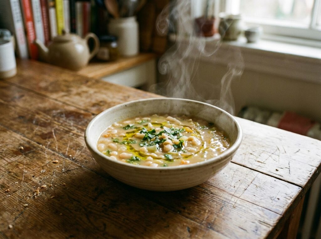 Steaming white bean 202604091719