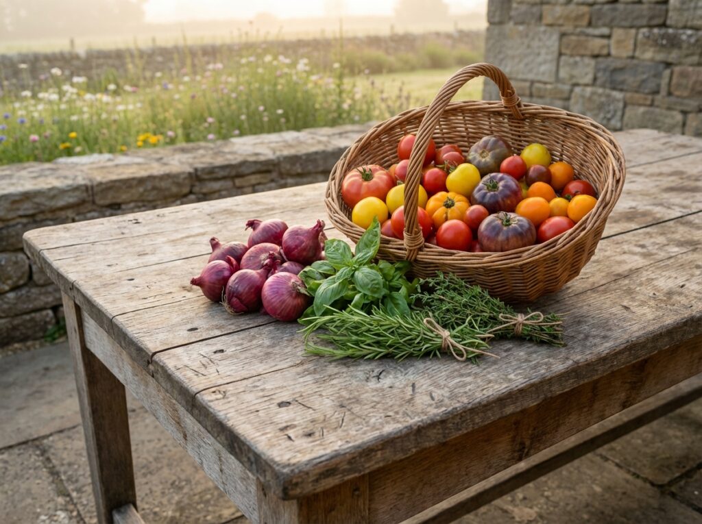 Table with tomatoes 202604091738