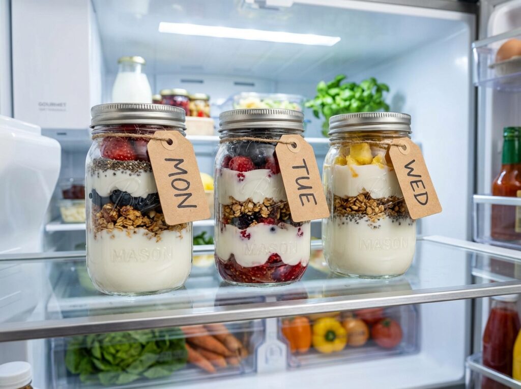 Three yogurt parfaits 202604081703